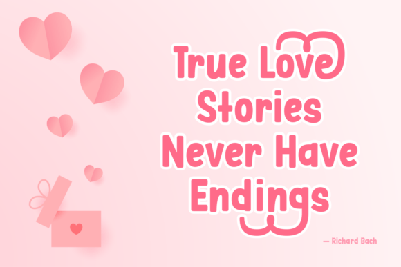 Lovely Eliana Font PNG with transparent background - Preview 2