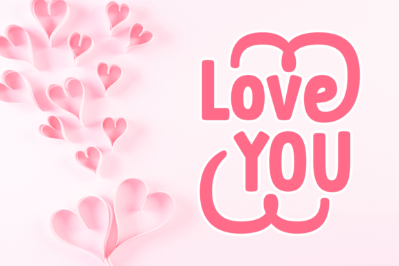 Lovely Eliana Font PNG with transparent background - Preview 4