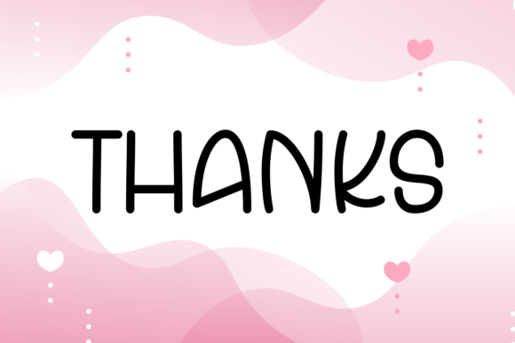 Quirky Loving Font PNG with transparent background - Preview 4