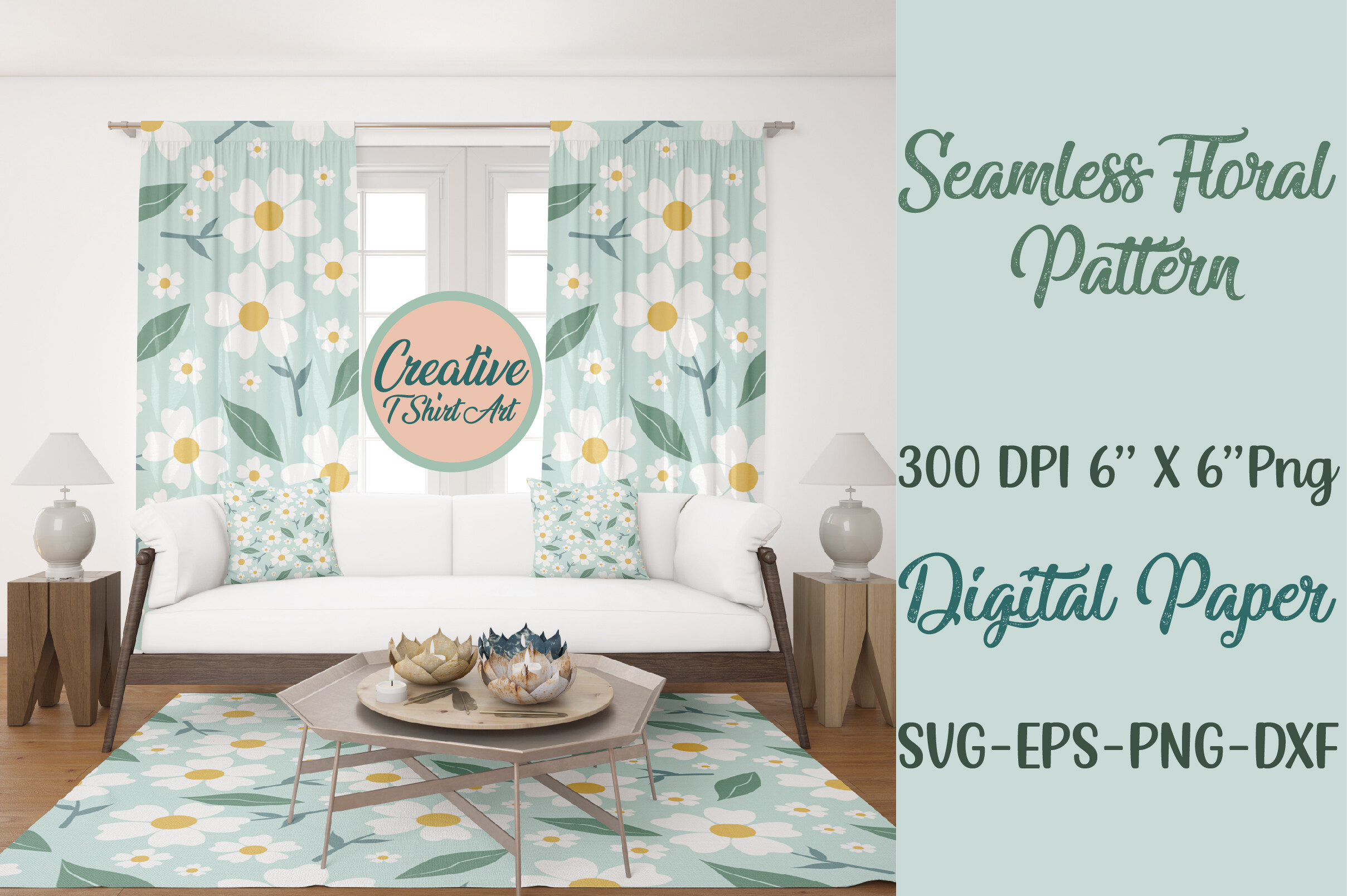 Seamless Floral Pattern Graphic by Creative-t-shirt-Art · Creative Fabrica