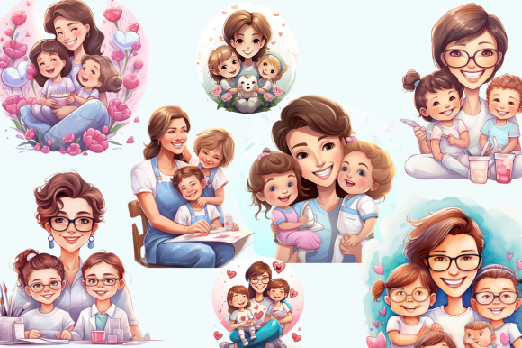 Dental Hygienist Mother's Day Clip Art - photo 2