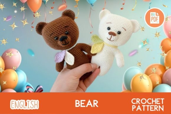 Crochet Bear / Teddy Toy Pattern PDF Ami