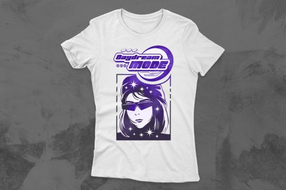 Day Dream Y2K Japanese T-shirt Design Graphic by Universtock