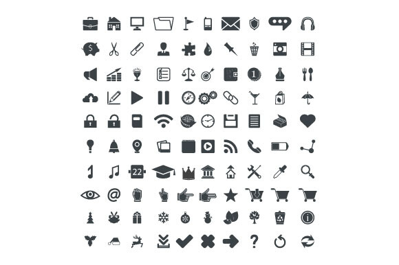 About Business Icons & Objects Vector Se