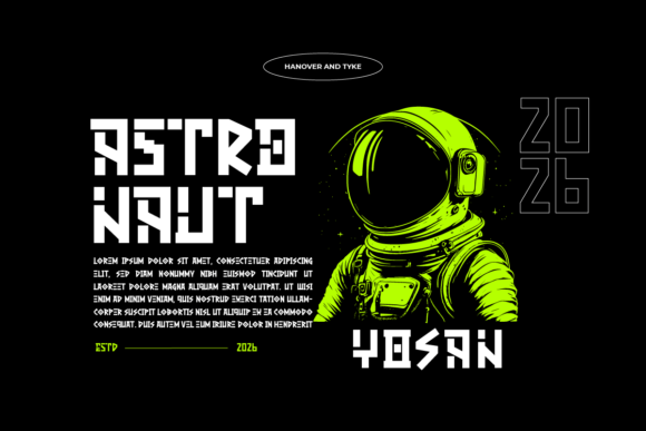 Asrog Genos Font - Preview 1