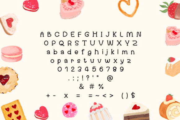 Cookies Valentines Font - Preview 1