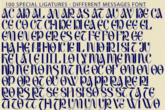 Different Messages Font - Preview 6