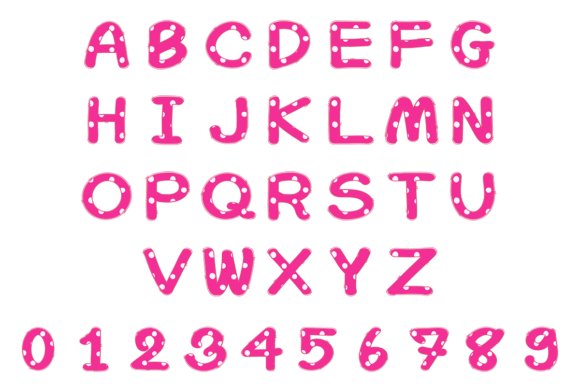 Dot Heart Font - Preview 2