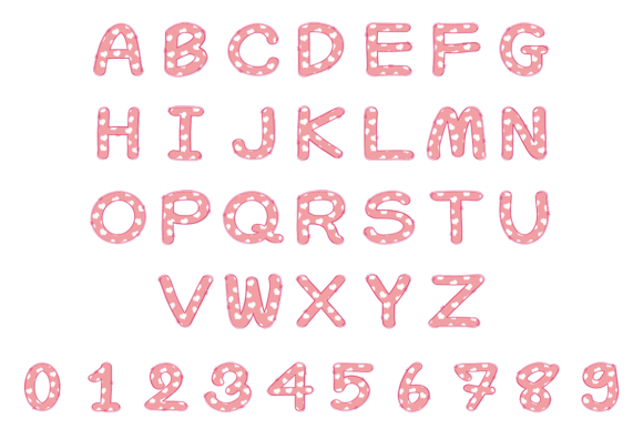 Dot Heart Font - Preview 3