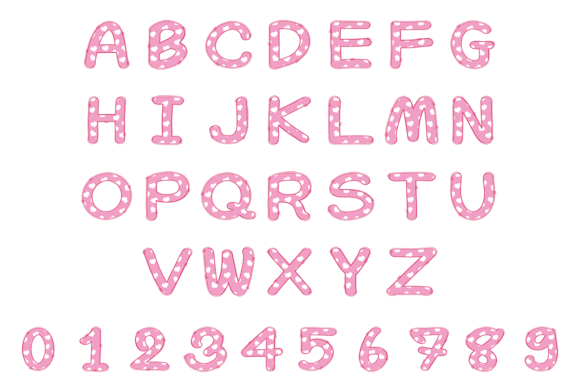 Dot Heart Font - Preview 4
