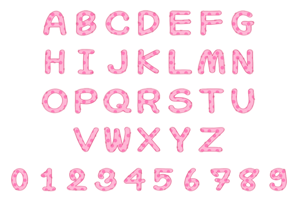 Dot Heart Font - Preview 5