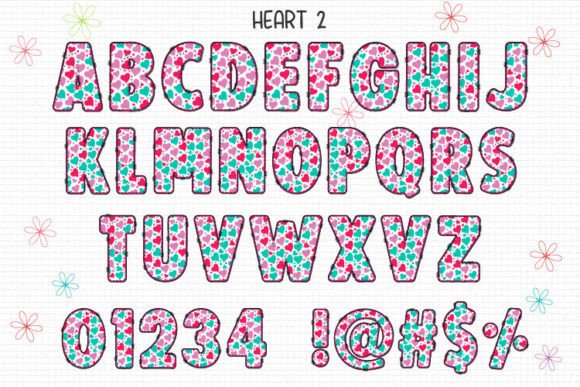 Heart Font - Preview 2