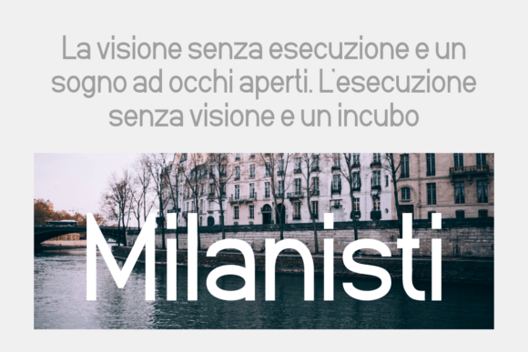 Milanisti Font PNG with transparent background - Preview 3
