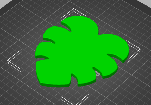 Monstera Leaf Coaster 3d Printer STL Fil  Creative Fabrica