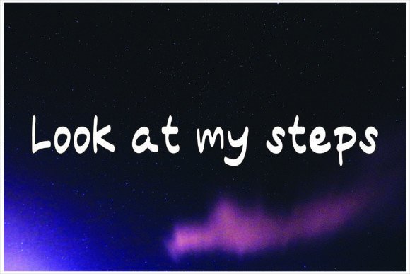 Peterpan Font PNG with transparent background - Preview 3