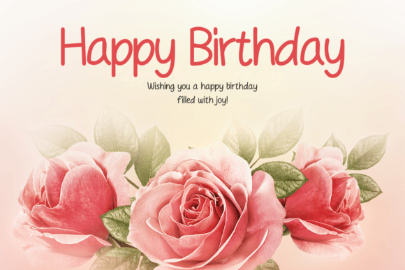 Roses Valentines Font PNG with transparent background - Preview 2