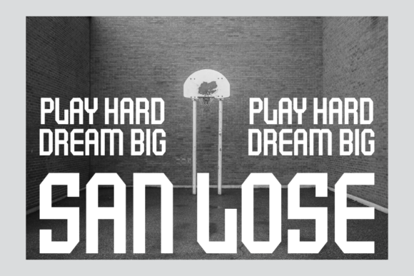 San Lose Font PNG with transparent background - Preview 3