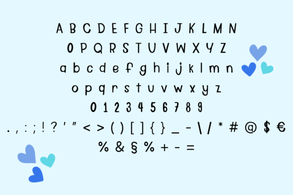 Blue Valentines Font - Preview 1