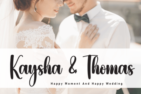 Blushing Font - Preview 1