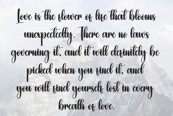 Blushing Font - Preview 5