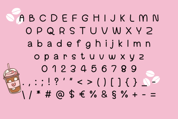 Coffee Valentines Font - Preview 1