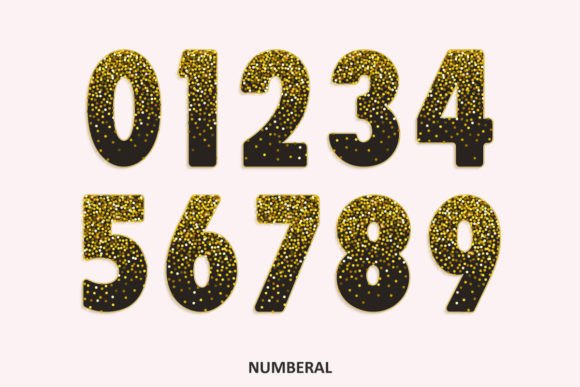 Confetti Gold Font - Preview 4