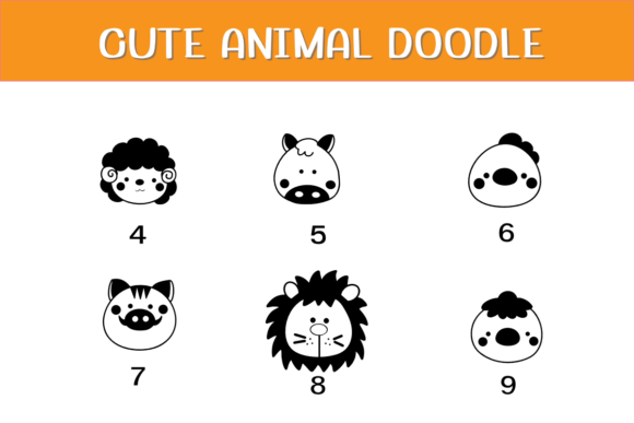 Cute Animal Doodle Font - Preview 3