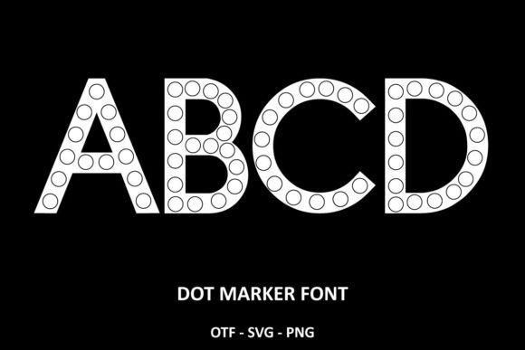 Dot Marker Font - Preview 1