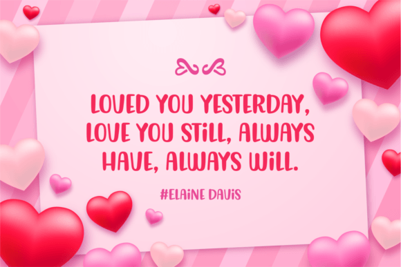 Duo Heart Font PNG with transparent background - Preview 2