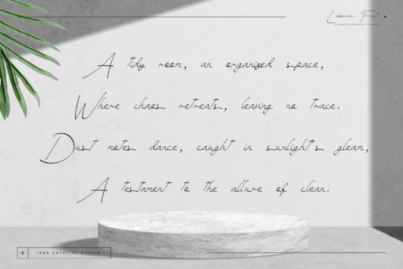 Leboumar Font font preview - 4