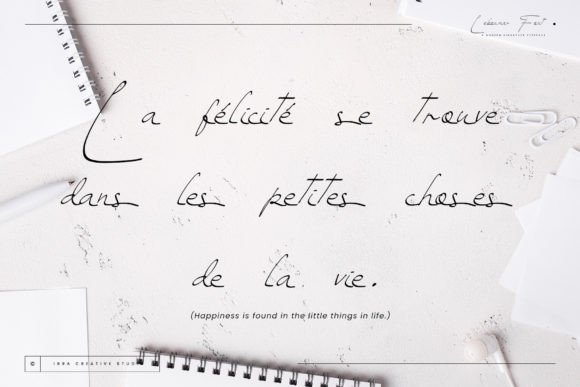 Leboumar Font font preview - 6