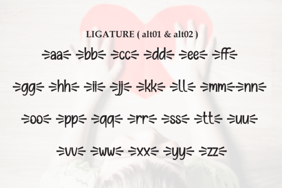 Love Samantha Font PNG with transparent background - Preview 6