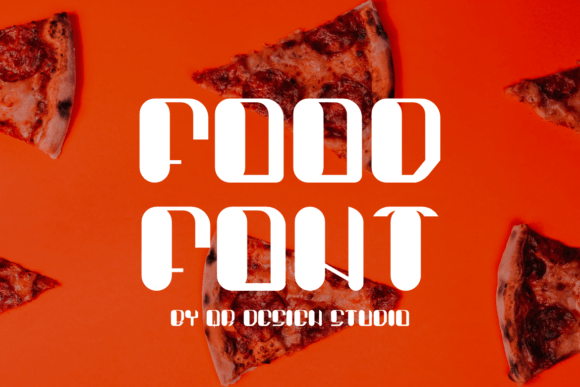 Pizza Gazone Font PNG with transparent background - Preview 1