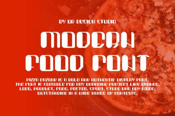 Pizza Gazone Font PNG with transparent background - Preview 2