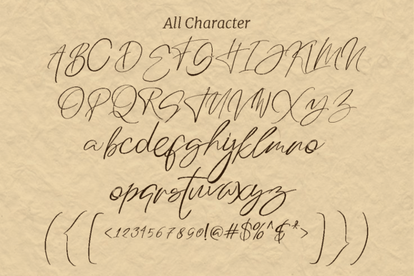 Sigmatures Font PNG with transparent background - Preview 5