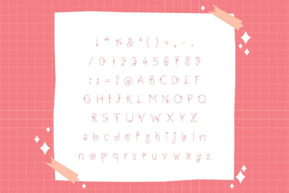 Lovelyslim Font PNG with transparent background - Preview 1