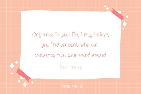 Lovelyslim Font PNG with transparent background - Preview 2
