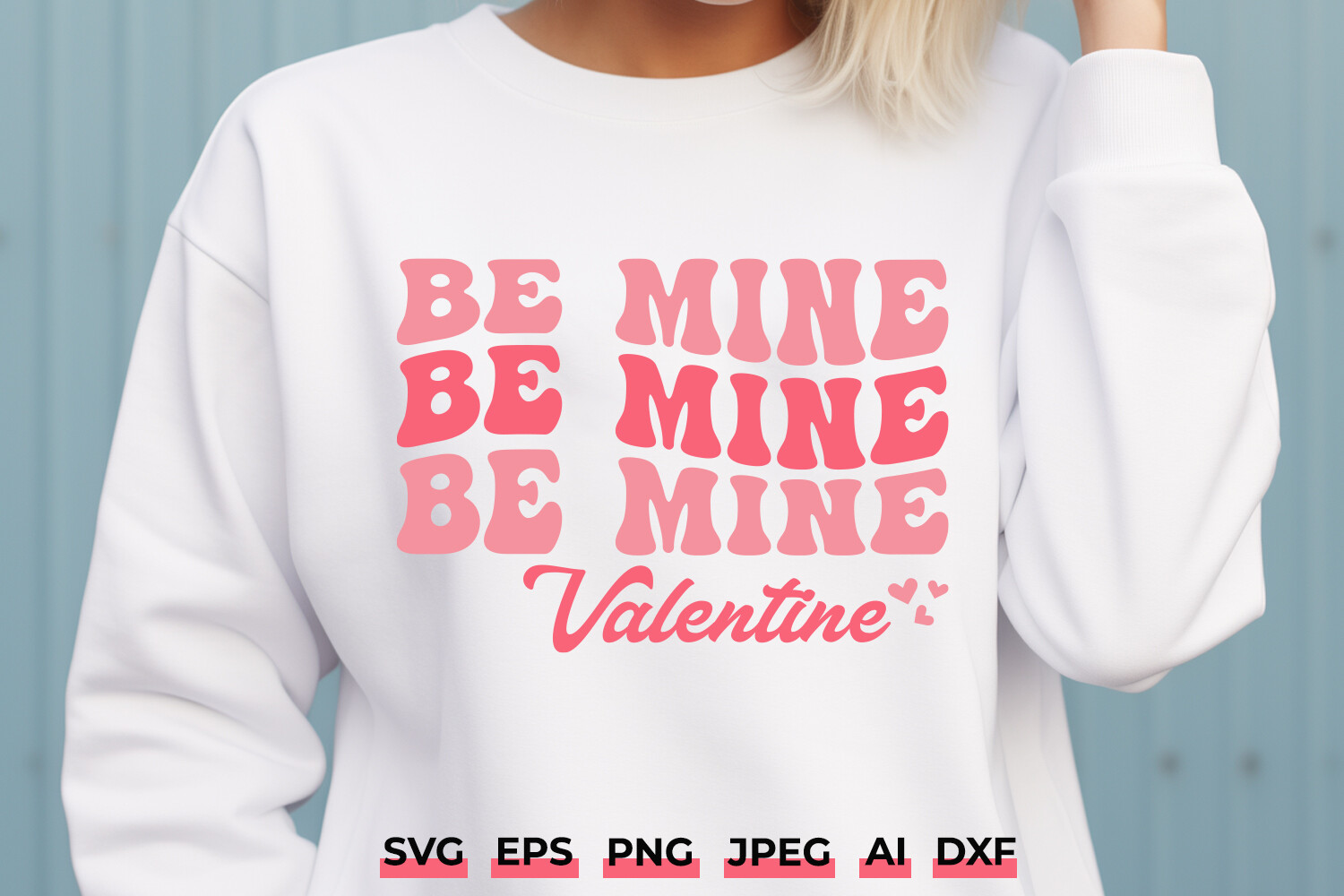 Be Mine Valentine SVG Retro Vday Design Graphic by juiceboxy · Creative ...