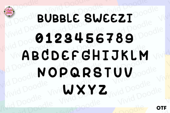 Bubble Sweezi Font - Preview 1
