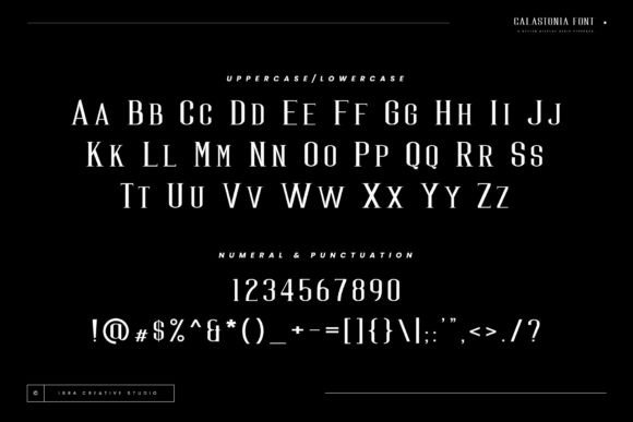 Calastonia Font - Preview 3