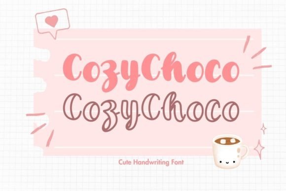 Cozy Choco Script & Handwritten Font By narinari32