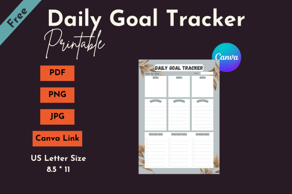 Daily Goal Tracker Graphics