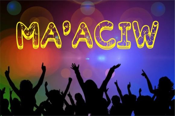 Disco Maniac Font PNG with transparent background - Preview 6