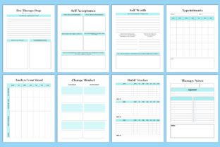 Editable Bipolar Therapy Anxiety Planner Graphic by designmela01 ...