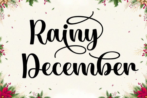 Flory Robert Font PNG with transparent background - Preview 4