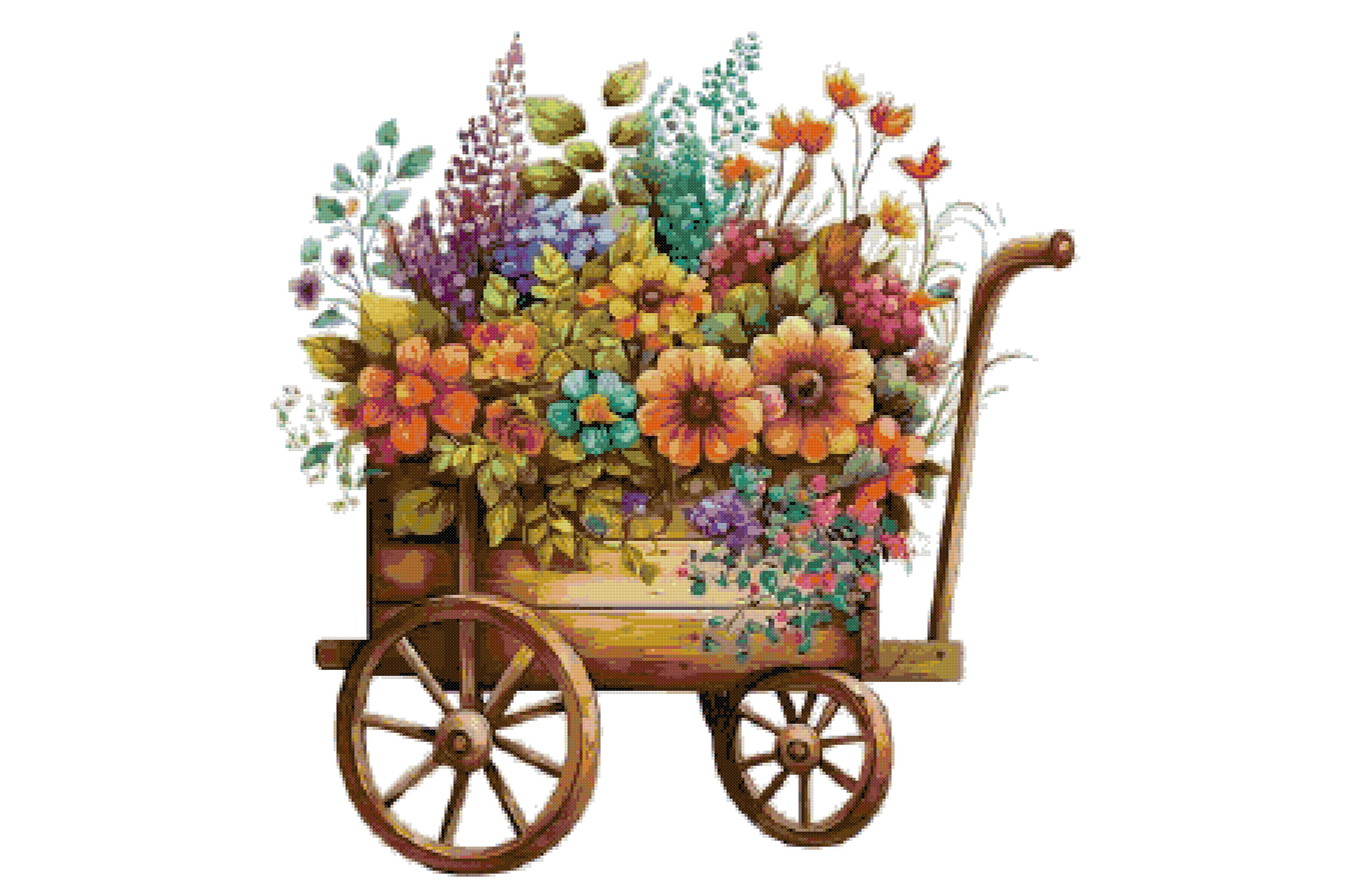 Flowers Counted Cross Stitch Patterns