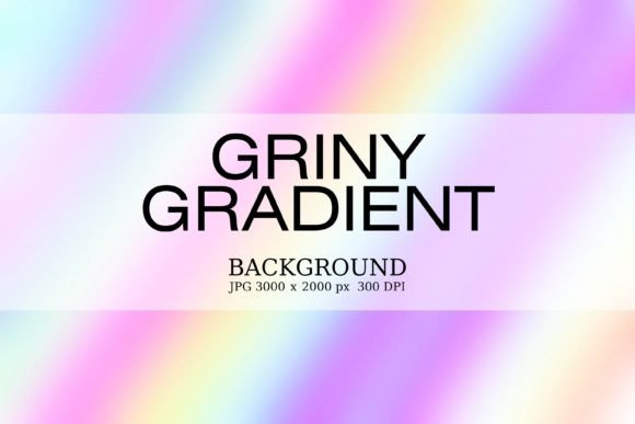 Grainy Gradient Holographic Background