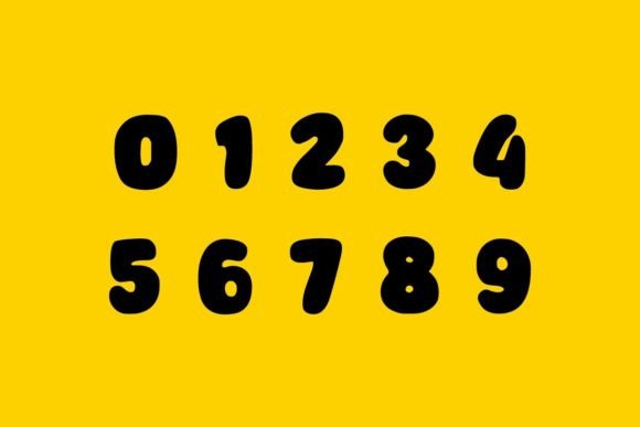 Kid Bomba Font PNG with transparent background - Preview 5