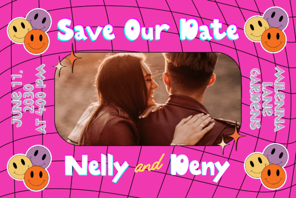 Retro Playful Font PNG with transparent background - Preview 6
