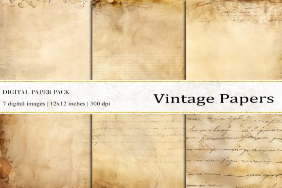 Vintage Papers Digital Paper